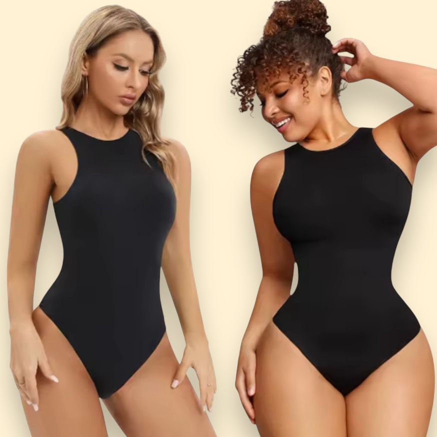 BodySuit Completo™ Sin Mangas - Diseño Elástico y Moldeador.